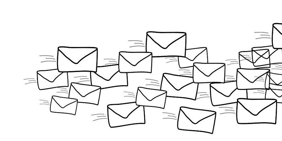 Una vagonata di indirizzi mail